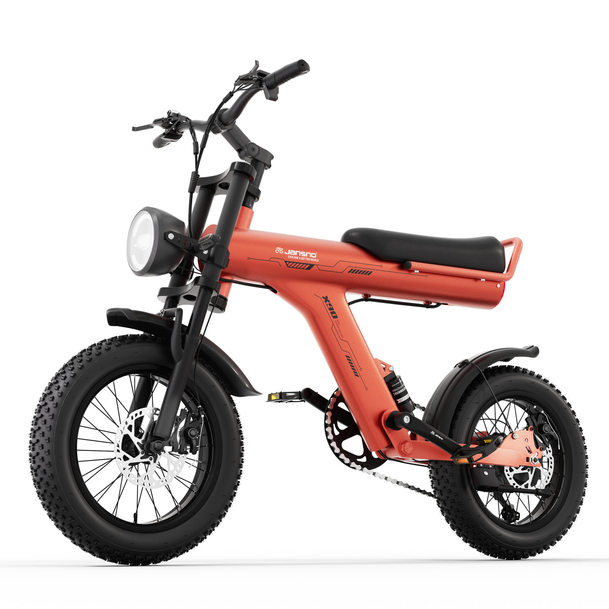 JANSNO X90-Y 16" Offroad-Elektrofahrrad 750W Motor 48V 25Ah Batterie