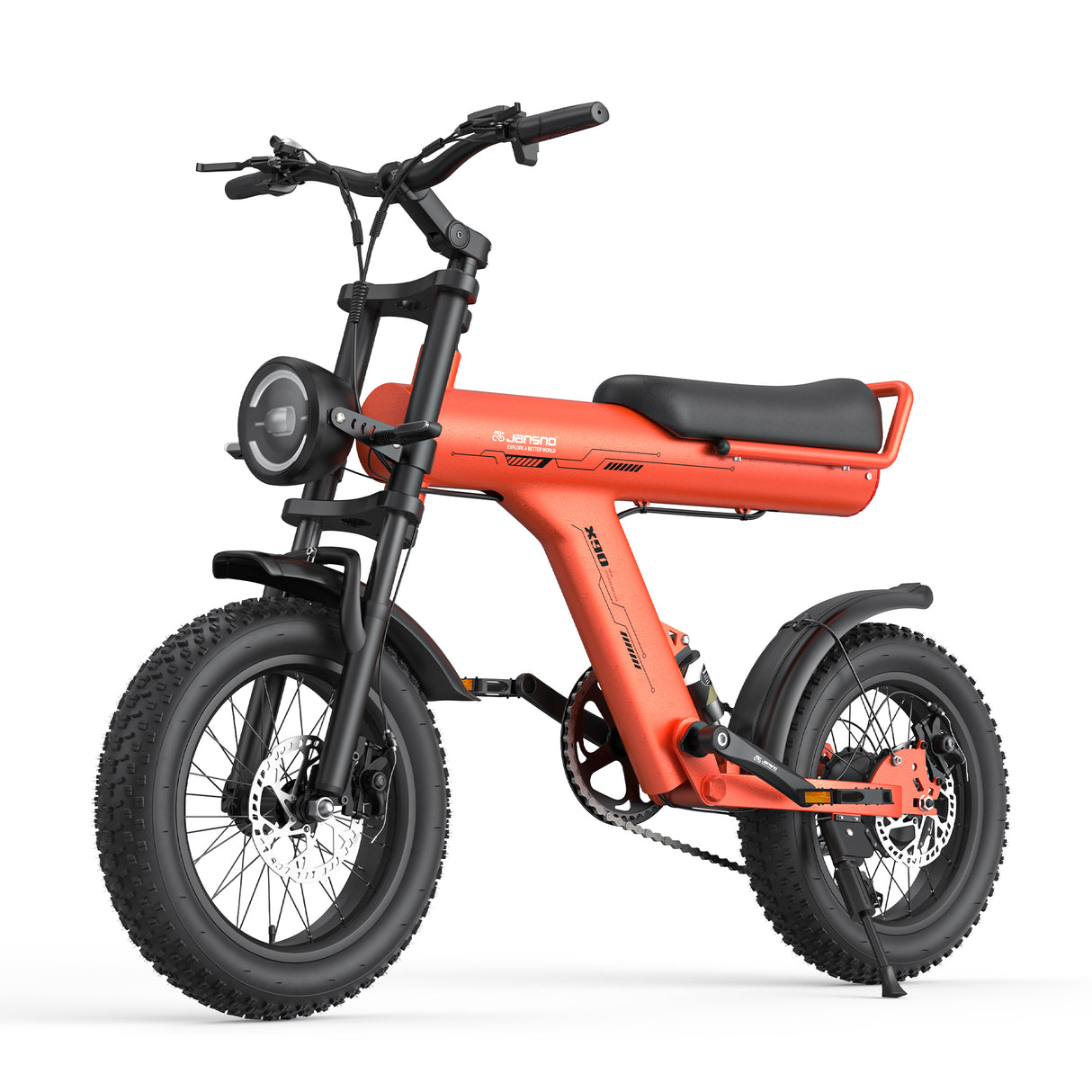 JANSNO X90-Y 16" Offroad-Elektrofahrrad 750W Motor 48V 25Ah Batterie