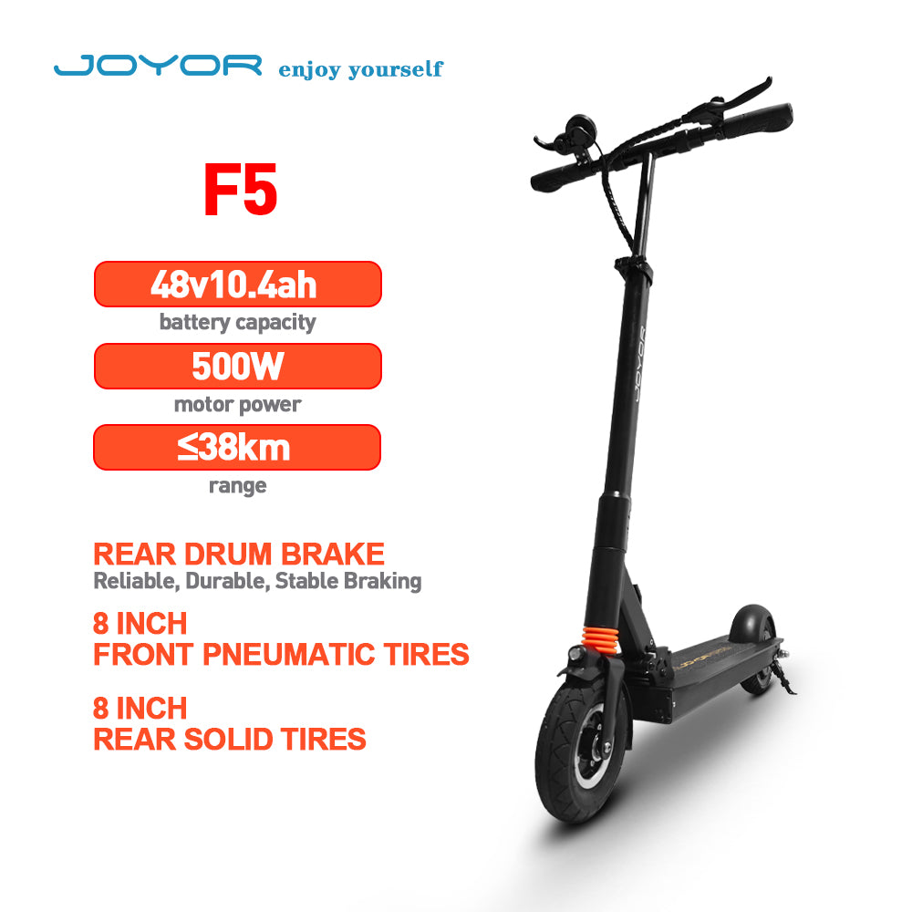 JOYOR F5 8" Offroad-Elektroroller 500W Motor 48V 10.4Ah Batterie