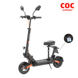 JOYOR S8E 10" Off-Road Moped Elektroroller mit Sitz NFC 800W Motor 48V 26Ah Batterie (EEC Zertifikat)