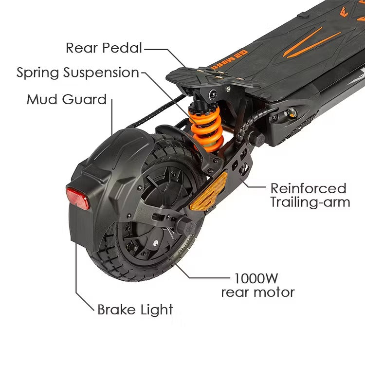 KUKIRIN G2 Master 10" Off-Road Electric Scooter 1000W*2 Dual Motors 52V 20.8Ah Battery