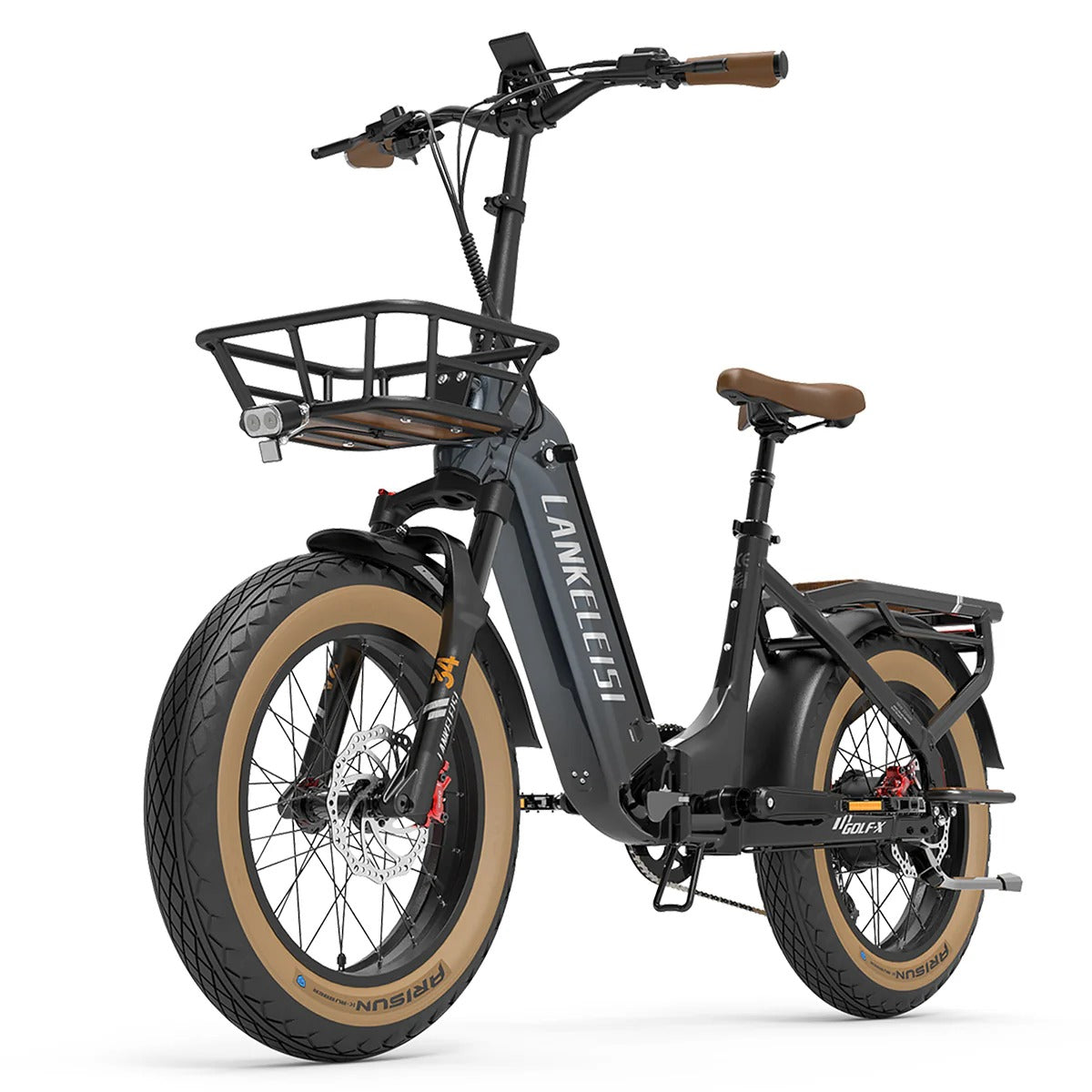 LANKELEISI GOLF-X 20 Step Thru faltbares City Elektrofahrrad 1000W Motor 48V 20Ah Batterie
