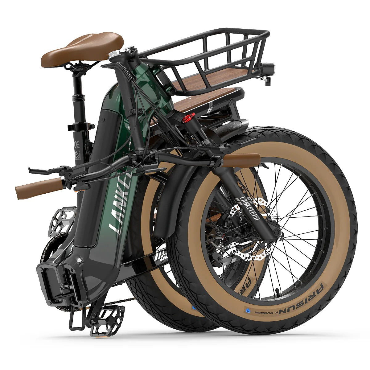 LANKELEISI GOLF-X 20 Step Thru faltbares City Elektrofahrrad 1000W Motor 48V 20Ah Batterie