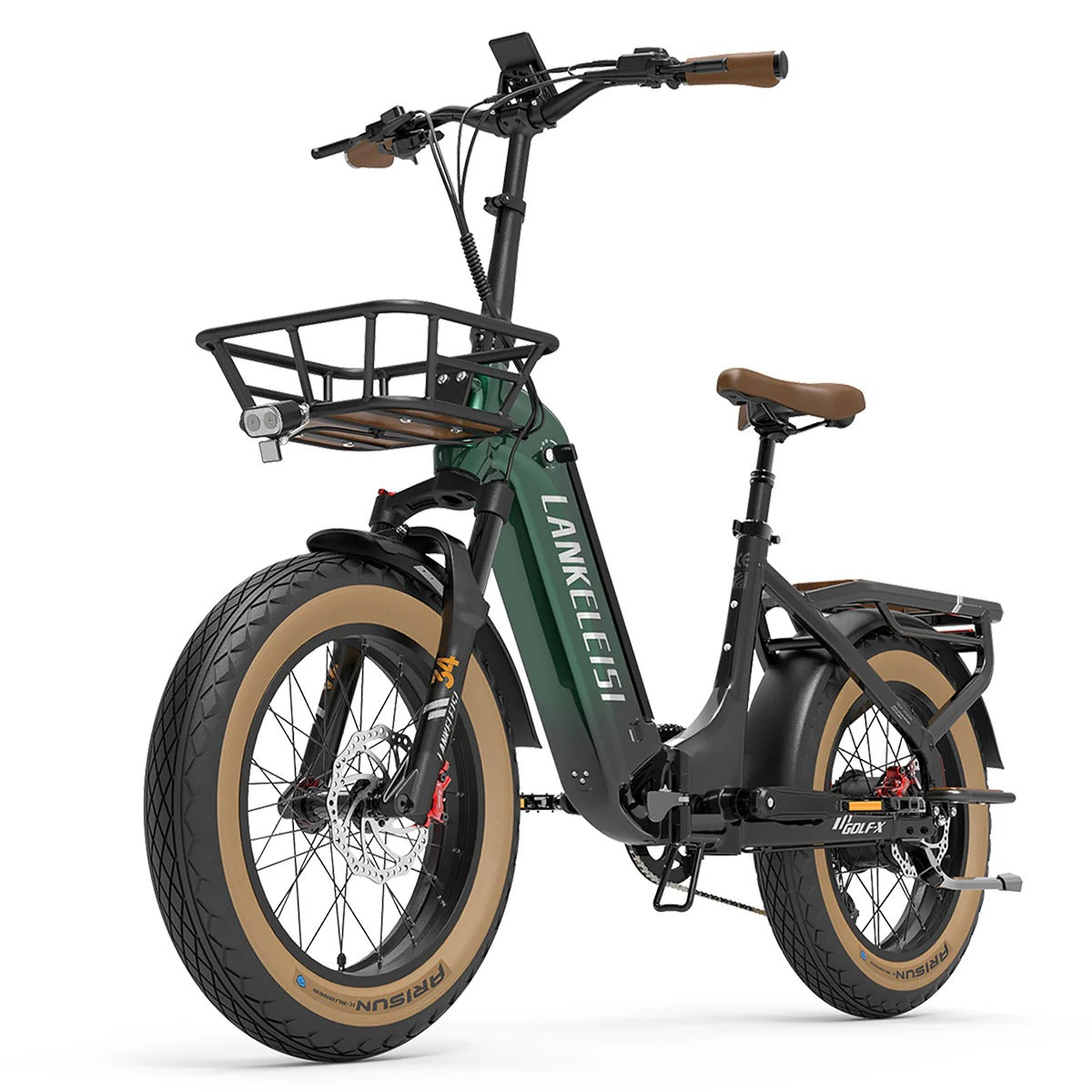 LANKELEISI GOLF-X 20 Step Thru faltbares City Elektrofahrrad 1000W Motor 48V 20Ah Batterie