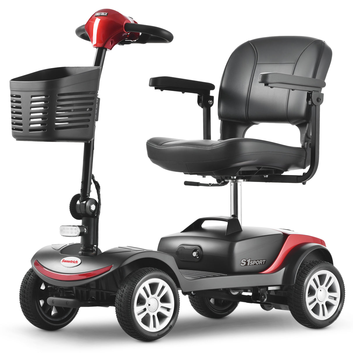 METRO MOBILITY S1 SPORT 9" 4 Rad Elektromobil Scooter 300W Motor 24V 12Ah Batterie