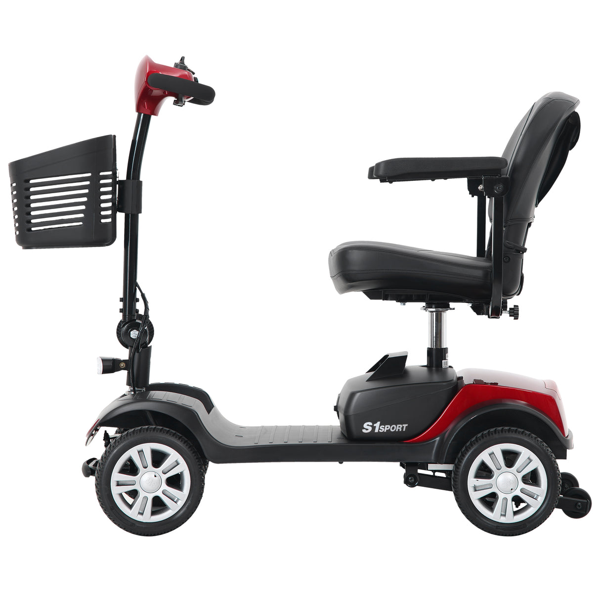 METRO MOBILITY S1 SPORT 9" 4 Rad Elektromobil Scooter 300W Motor 24V 12Ah Batterie