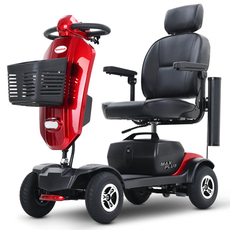 METRO MOBILITY MAX PLUS 9 Zoll 4 Räder Elektromobil Scooter 300W Motor 24V 20Ah Batterie