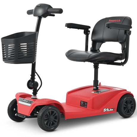 METRO MOBILITY S1 LITEX 8 Zoll 4 Räder Elektromobil Scooter 250W Motor 24V 12Ah Batterie