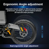 NEXXBIKE X5 Plus 20" Fat Tires Elektro-Dirtbike 2000W-Spitzenmotor 48V 25Ah Batterie mit NFC Schlüssel