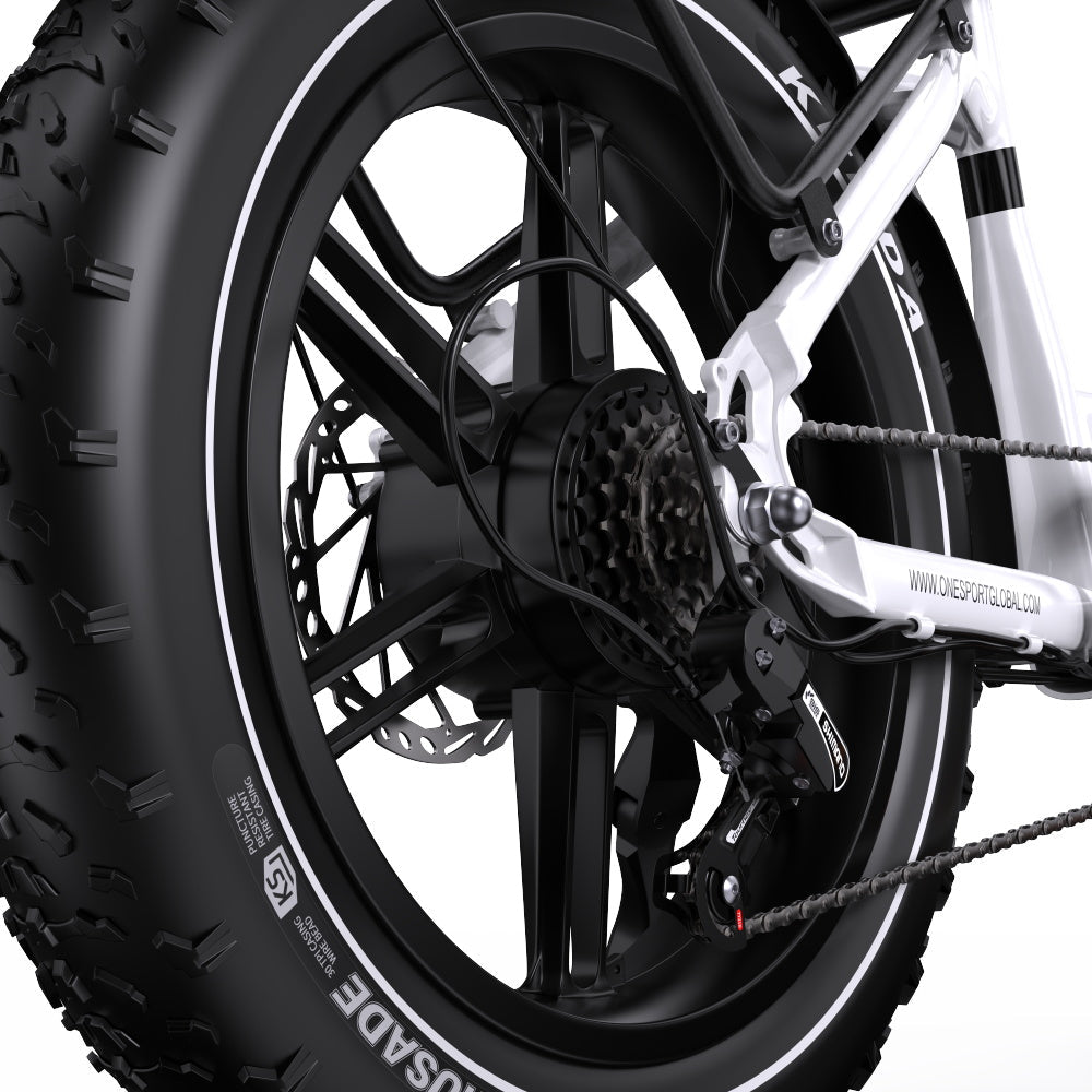 ONESPORT OT08 20" Fat Tire All-Terrain E-Bike mit 500W Motor und 48V 18Ah Batterie
