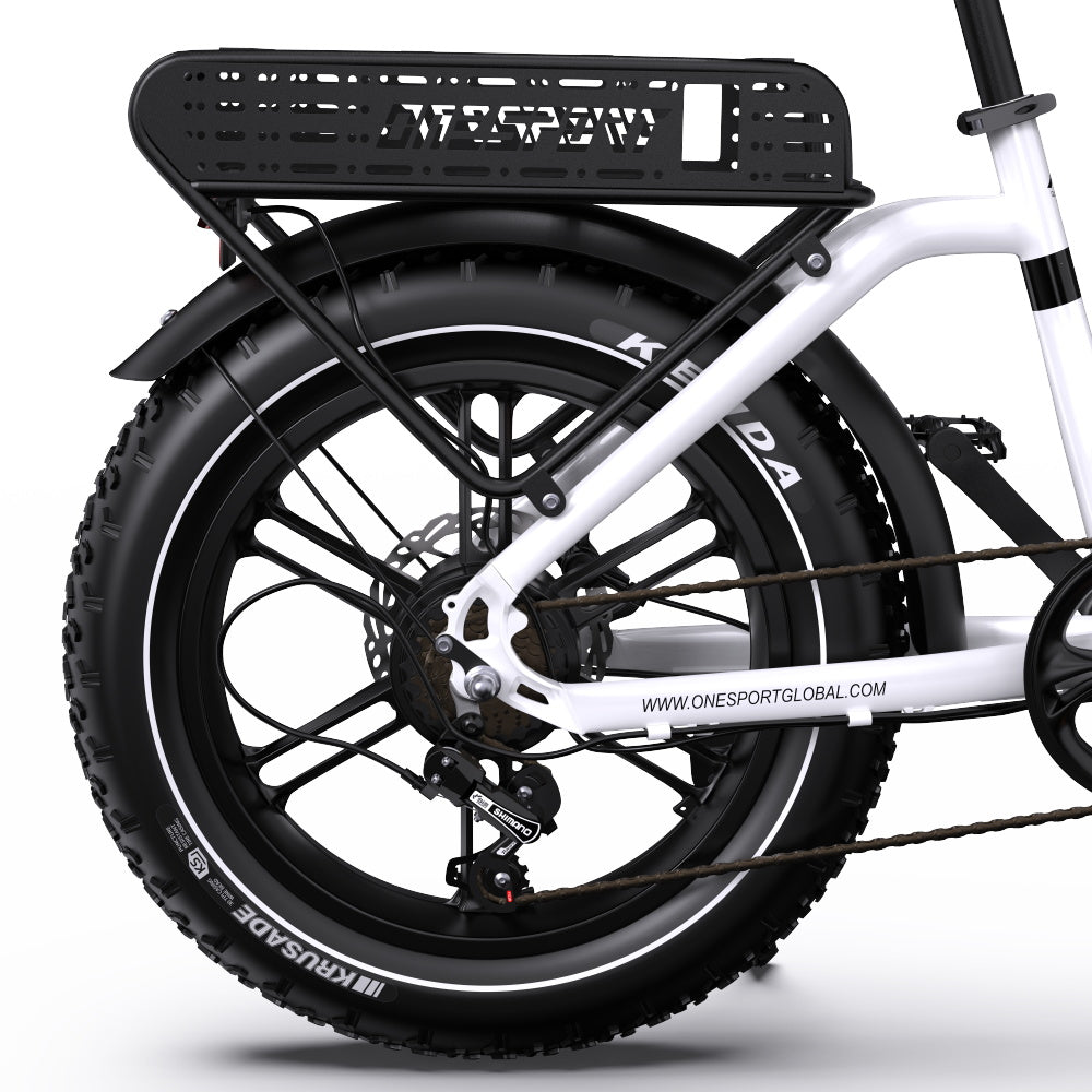 ONESPORT OT08 20" Fat Tire All-Terrain E-Bike mit 500W Motor und 48V 18Ah Batterie