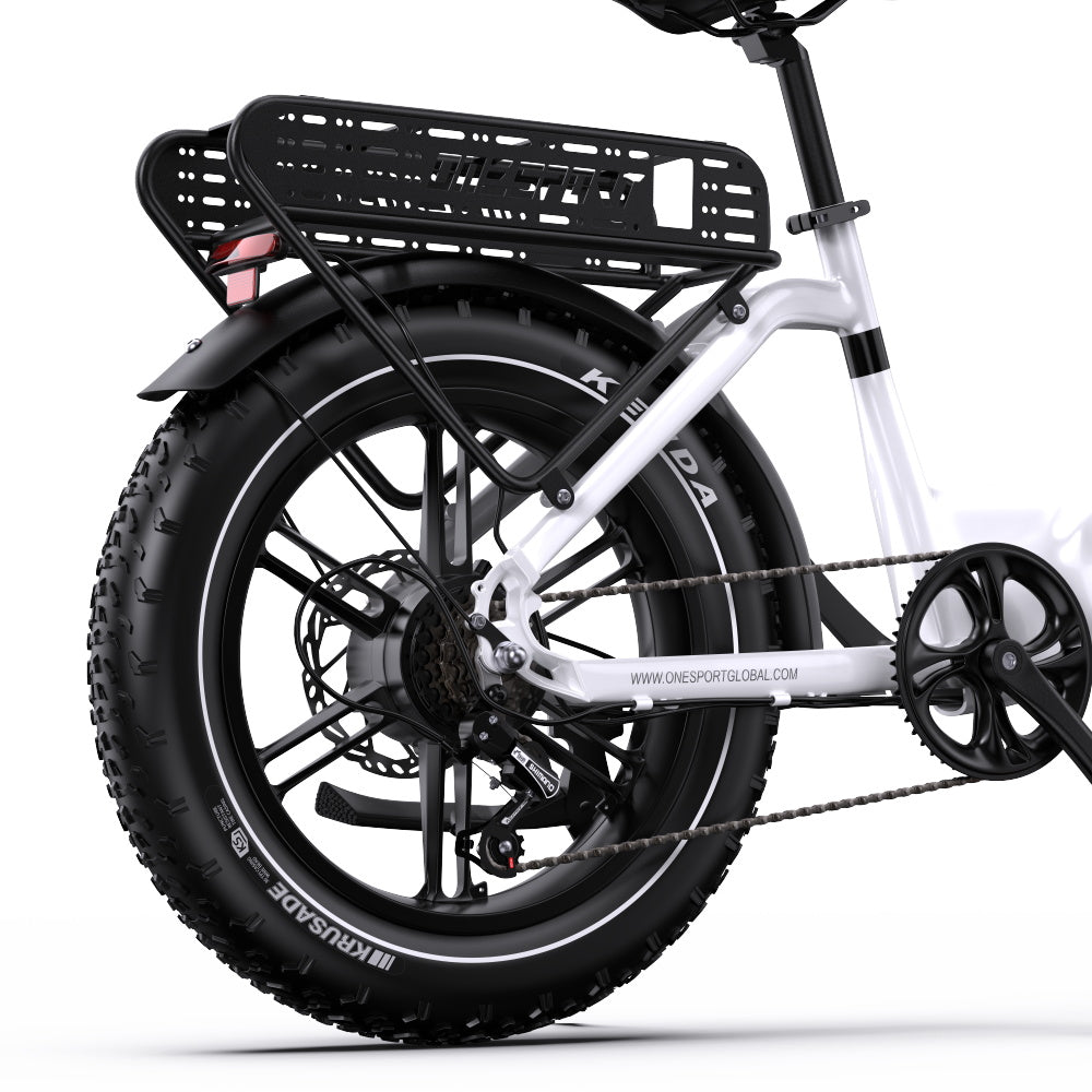 ONESPORT OT08 20" Fat Tire All-Terrain E-Bike mit 500W Motor und 48V 18Ah Batterie