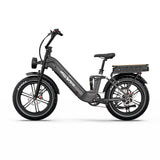 ONESPORT OT08PRO 20“ Vollgefedertes Fat Tire Elektrofahrrad 500W Motor 48V 18Ah*2 Dual Batterie