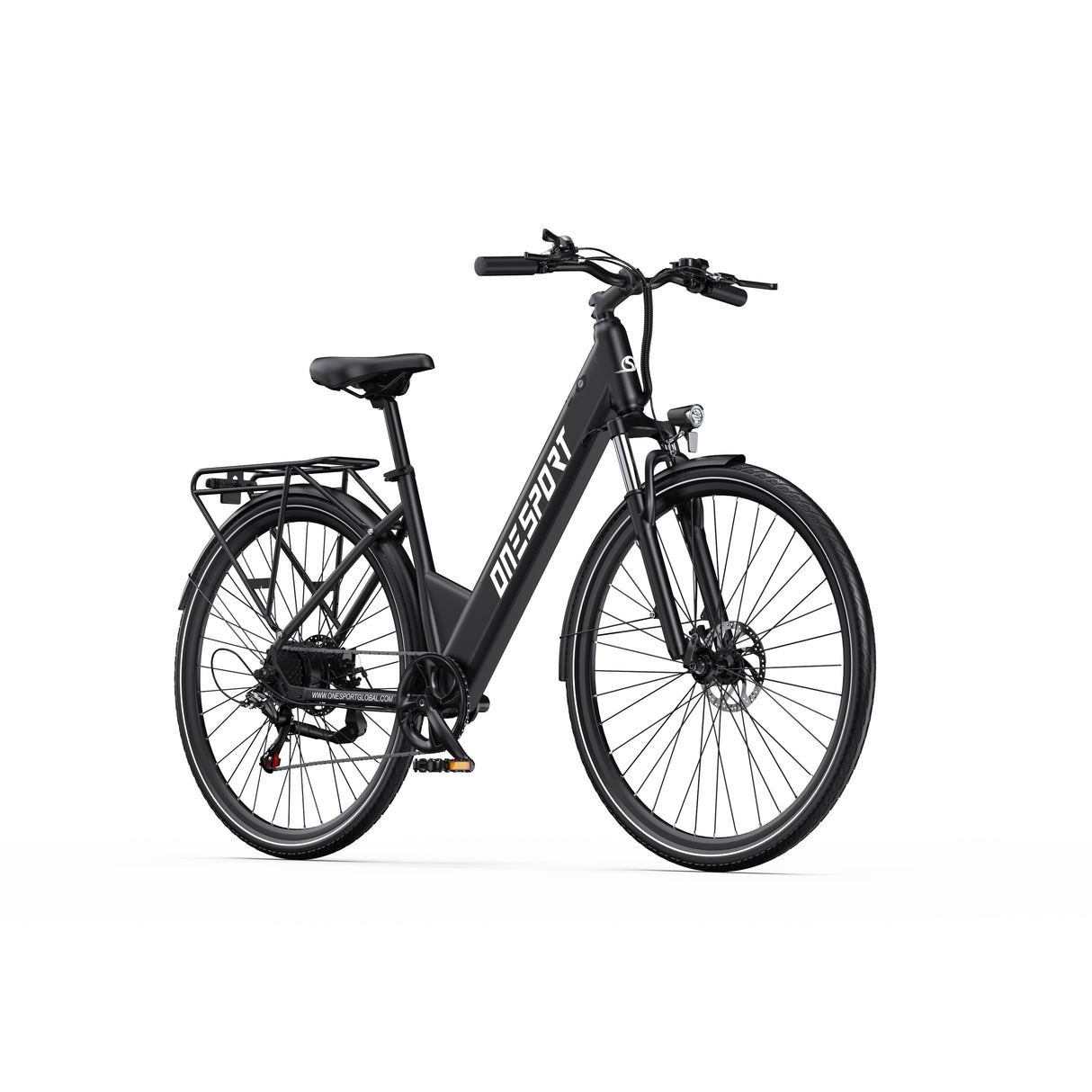 ONESPORT OT12 27.5" Stadt-Elektrofahrrad 250W Motor 36V 13Ah Batterie App-Unterstützung