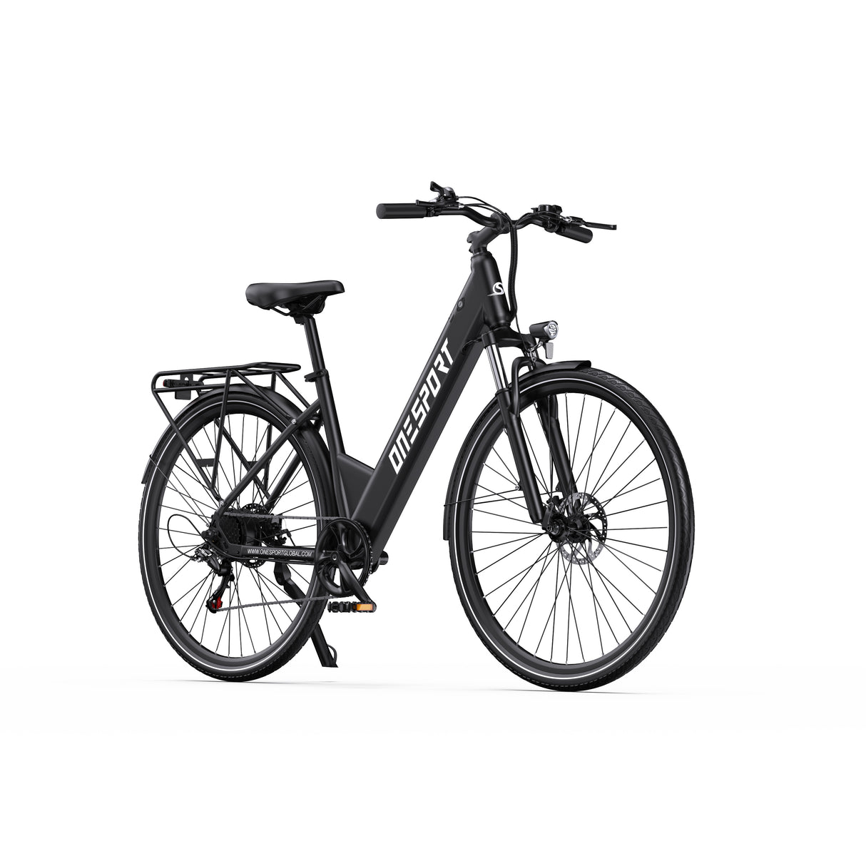 ONESPORT OT12 27.5" Stadt-Elektrofahrrad 250W Motor 36V 13Ah Batterie App-Unterstützung