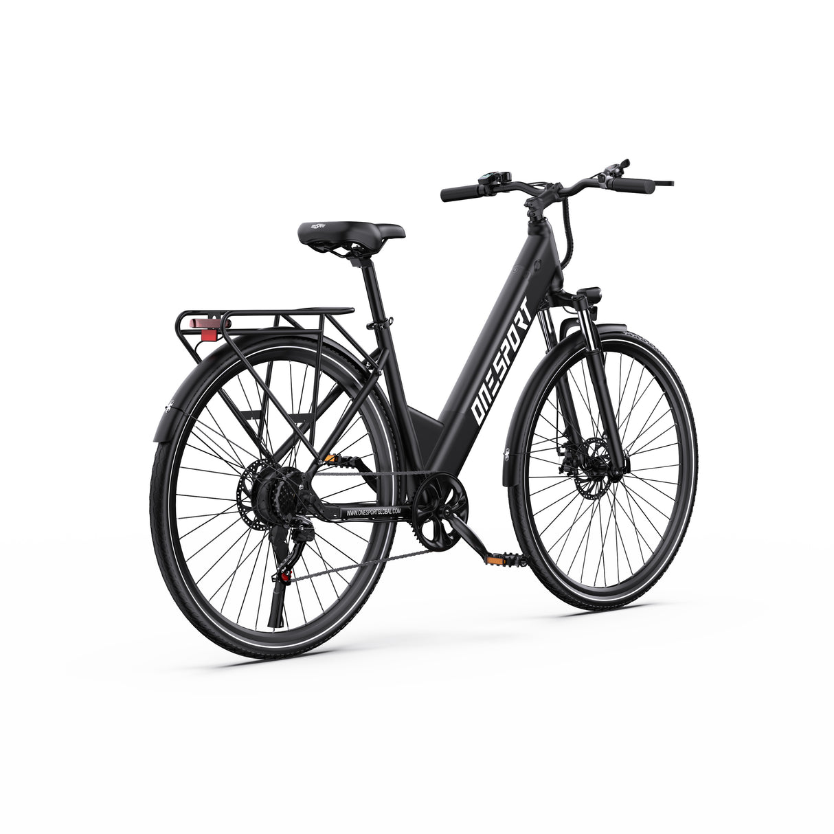 ONESPORT OT12 27.5" Stadt-Elektrofahrrad 250W Motor 36V 13Ah Batterie App-Unterstützung
