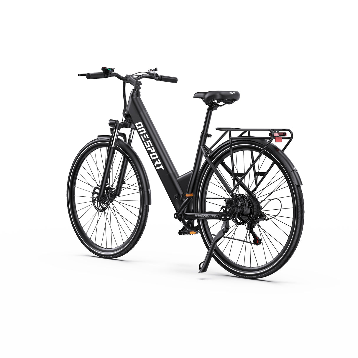ONESPORT OT12 27.5" Stadt-Elektrofahrrad 250W Motor 36V 13Ah Batterie App-Unterstützung