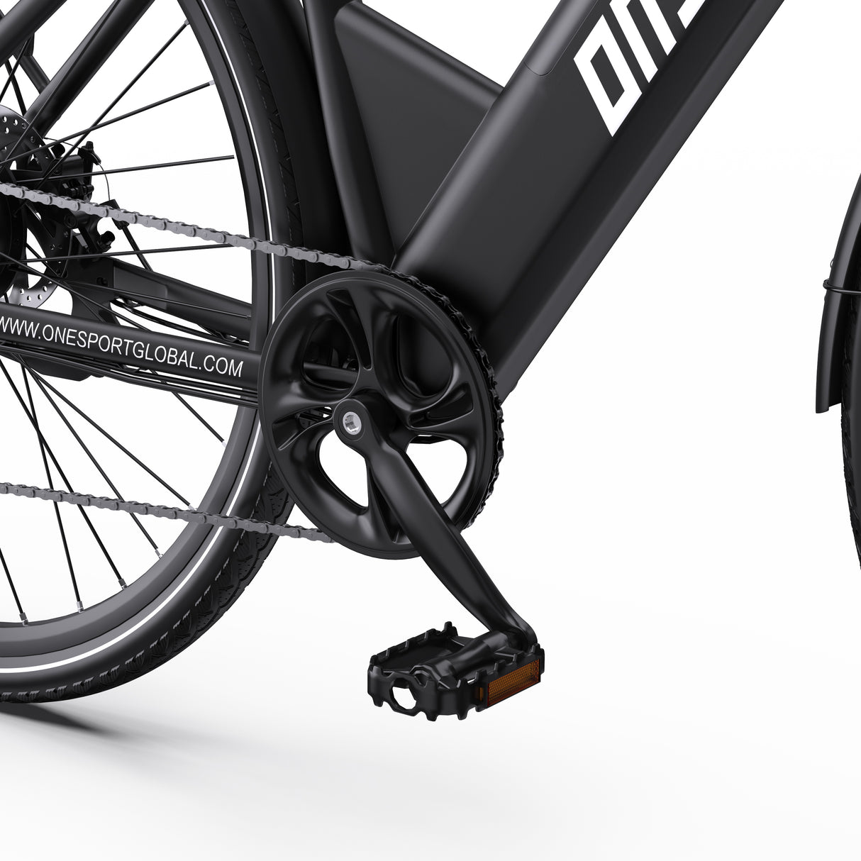 ONESPORT OT12 27.5" Stadt-Elektrofahrrad 250W Motor 36V 13Ah Batterie App-Unterstützung