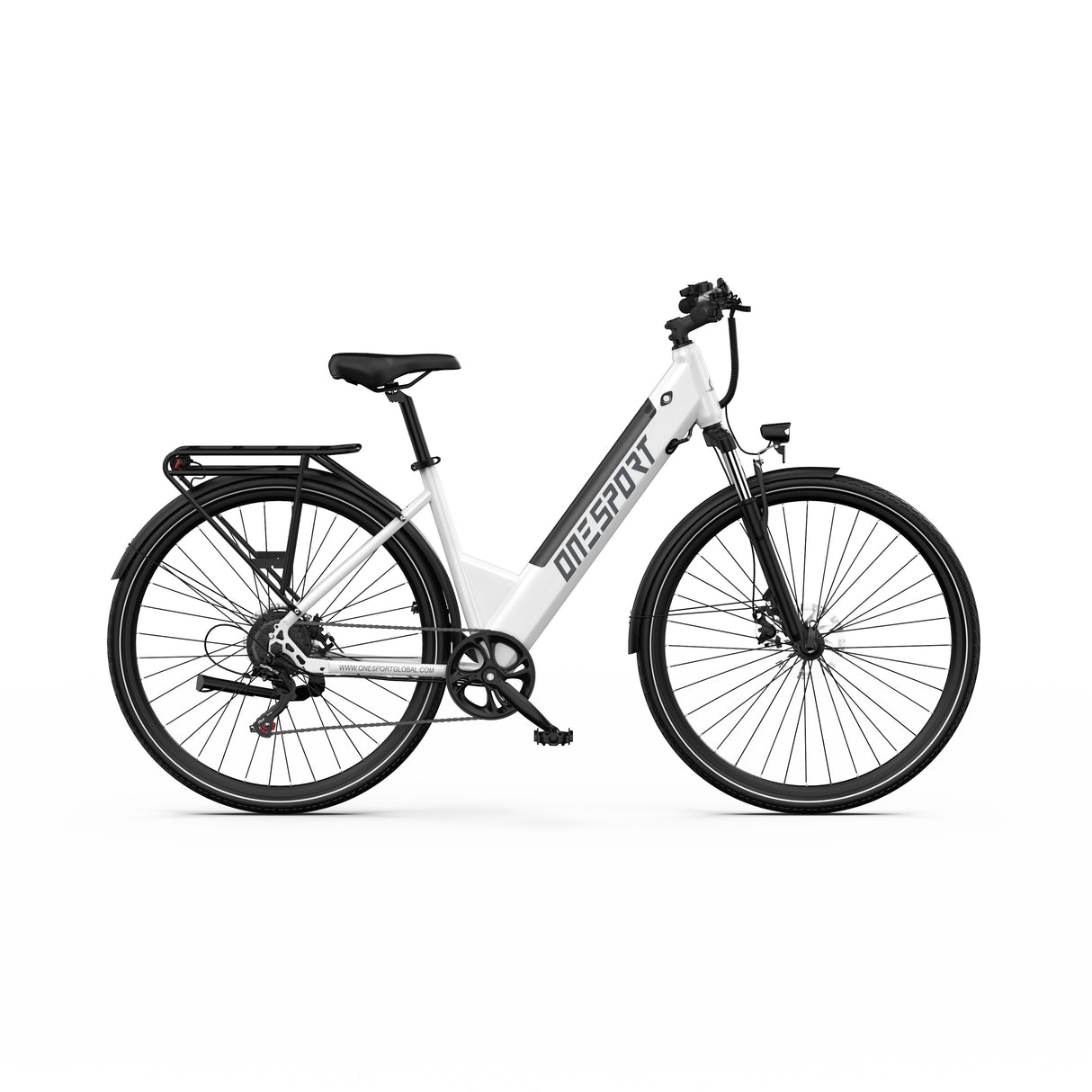 ONESPORT OT12 27.5" Stadt-Elektrofahrrad 250W Motor 36V 13Ah Batterie App-Unterstützung