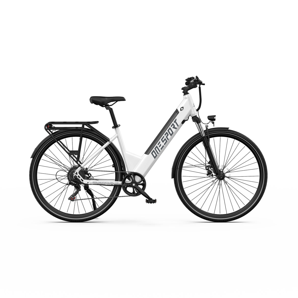 ONESPORT OT12 27.5" Stadt-Elektrofahrrad 250W Motor 36V 13Ah Batterie App-Unterstützung