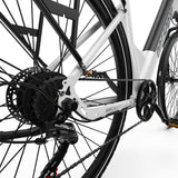 ONESPORT OT12 27.5" Stadt-Elektrofahrrad 250W Motor 36V 13Ah Batterie App-Unterstützung