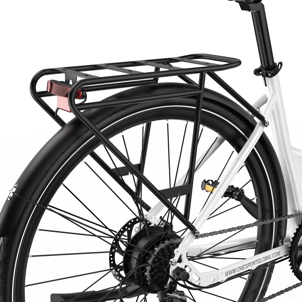 ONESPORT OT12 27.5" Stadt-Elektrofahrrad 250W Motor 36V 13Ah Batterie App-Unterstützung