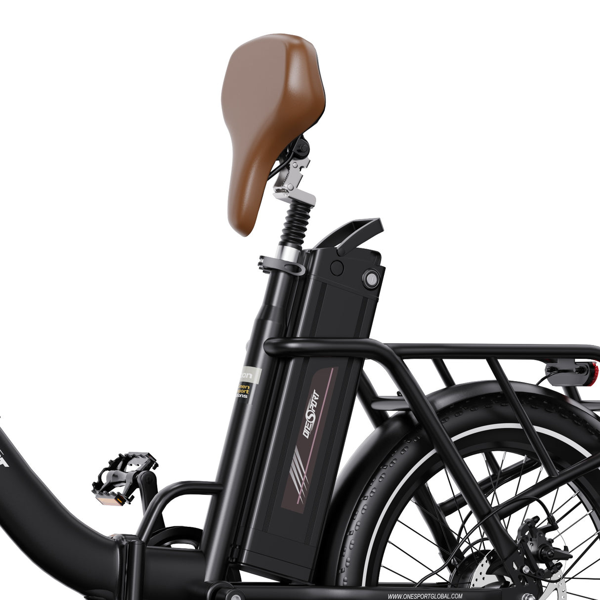 ONESPORT OT16-2 20" Elektrisches Pendler-Klapprad 250W Motor 48V 17Ah Batterie Unterstützung APP