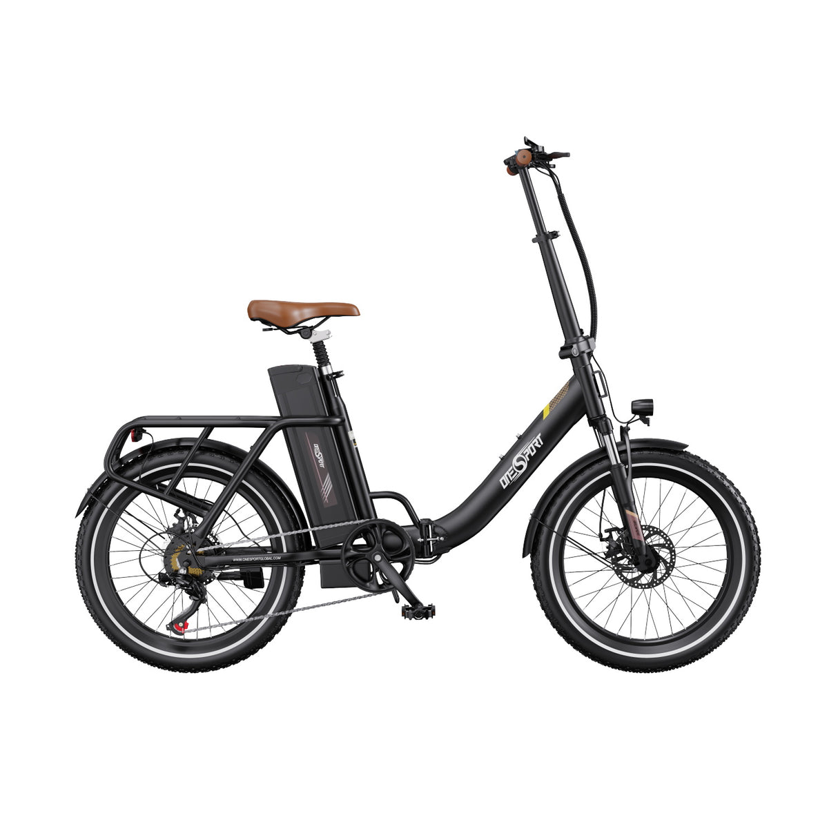 ONESPORT OT16-2 20" Elektrisches Pendler-Klapprad 250W Motor 48V 17Ah Batterie Unterstützung APP