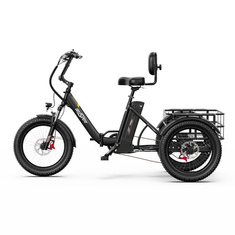 ONESPORT OT30 PRO 20" Klappbares E-Dreirad mit 3 Rädern | 500W Motor, 48V 18Ah Batterie
