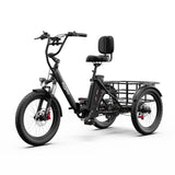 ONESPORT OT30 PRO 20" Klappbares E-Dreirad mit 3 Rädern | 500W Motor, 48V 18Ah Batterie