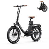 ONESPORT OT16 PRO 20" Faltbares Elektrofahrrad 250W Motor 48V 17Ah Batterie