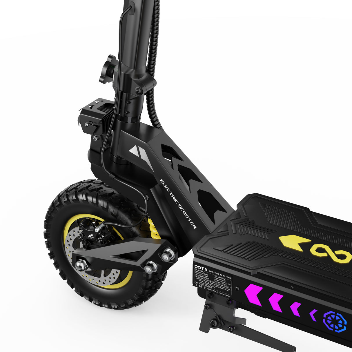OOTD T10 Pro 11“ Offroad Elektroroller 2600W Motor 52V 23.4Ah Batterie