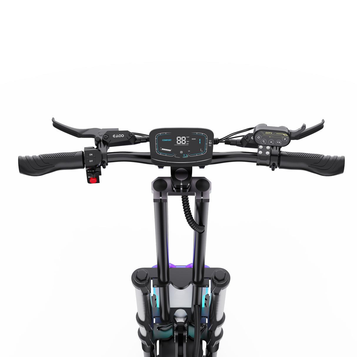 OOTD T90 13" All-Terrain 2-Rad Roller Elektro-Roller 2100W*2 Dual-Motoren 60V 31.2Ah Batterie