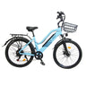ORLMS CITY BIKE 26" Damen E Bike mit Tiefeinstieg 500W Motor 48V 15AH Batterie