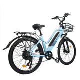 ORLMS CITY BIKE 26" Damen E Bike mit Tiefeinstieg 500W Motor 48V 15AH Batterie