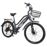 ORLMS CITY BIKE 26" Damen E Bike mit Tiefeinstieg 500W Motor 48V 15AH Batterie