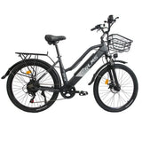 ORLMS CITY BIKE 26" Damen E Bike mit Tiefeinstieg 500W Motor 48V 15AH Batterie