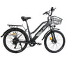 ORLMS CITY BIKE 26" Damen E Bike mit Tiefeinstieg 500W Motor 48V 15AH Batterie