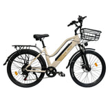 ORLMS CITY BIKE 26" Damen E Bike mit Tiefeinstieg 500W Motor 48V 15AH Batterie
