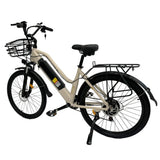 ORLMS CITY BIKE 26" Damen E Bike mit Tiefeinstieg 500W Motor 48V 15AH Batterie