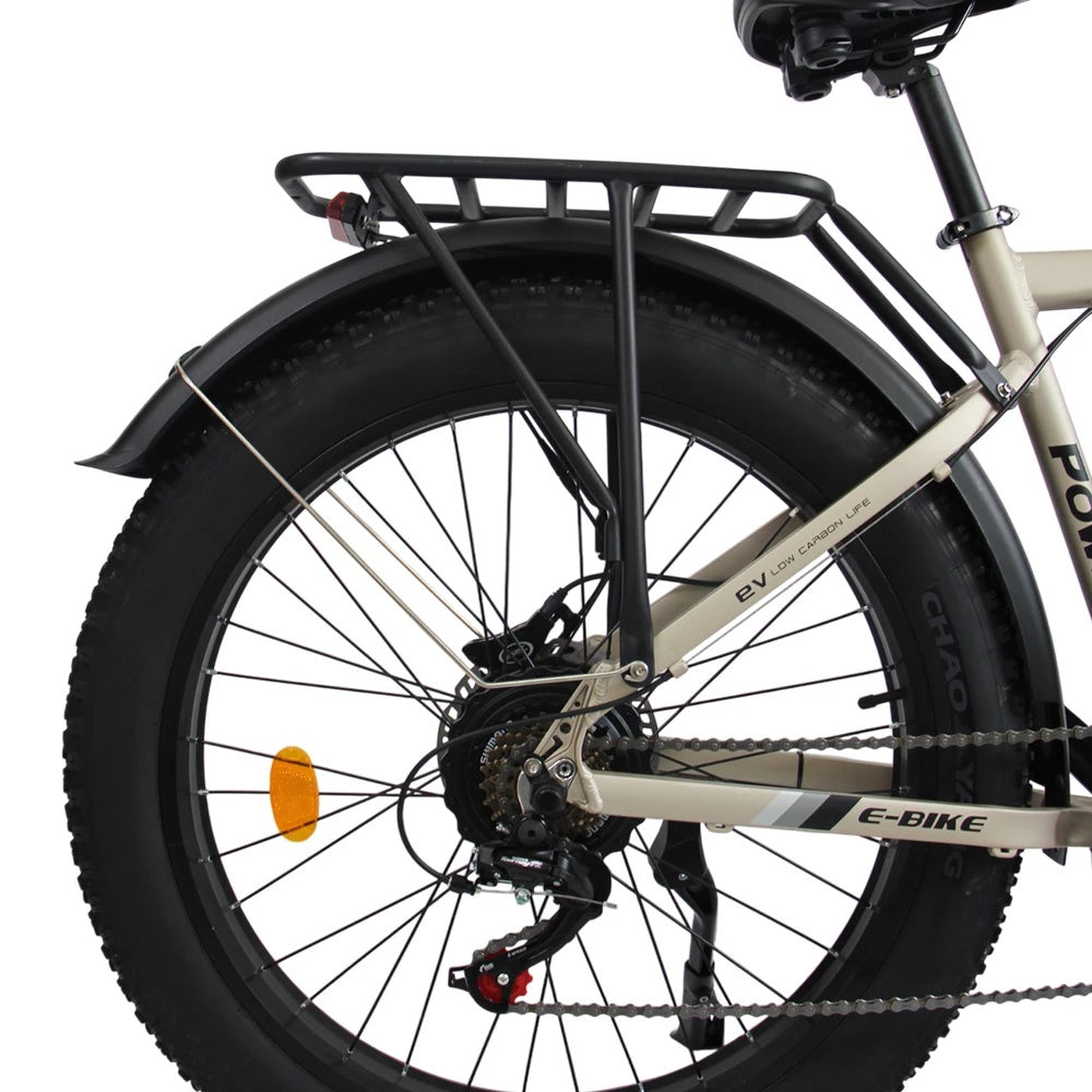 ORLMS MX500 26" Fat Tire Mountain Elektrofahrrad 2000W Doppelmotor 52V 25Ah Batterie