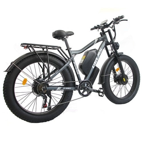 ORLMS MX500 26" Fat Tire Mountain Elektrofahrrad 2000W Doppelmotor 52V 25Ah Batterie