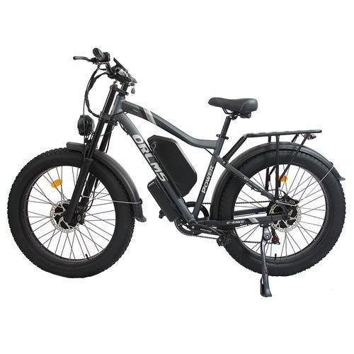 ORLMS MX500 26" Fat Tire Mountain Elektrofahrrad 2000W Doppelmotor 52V 25Ah Batterie