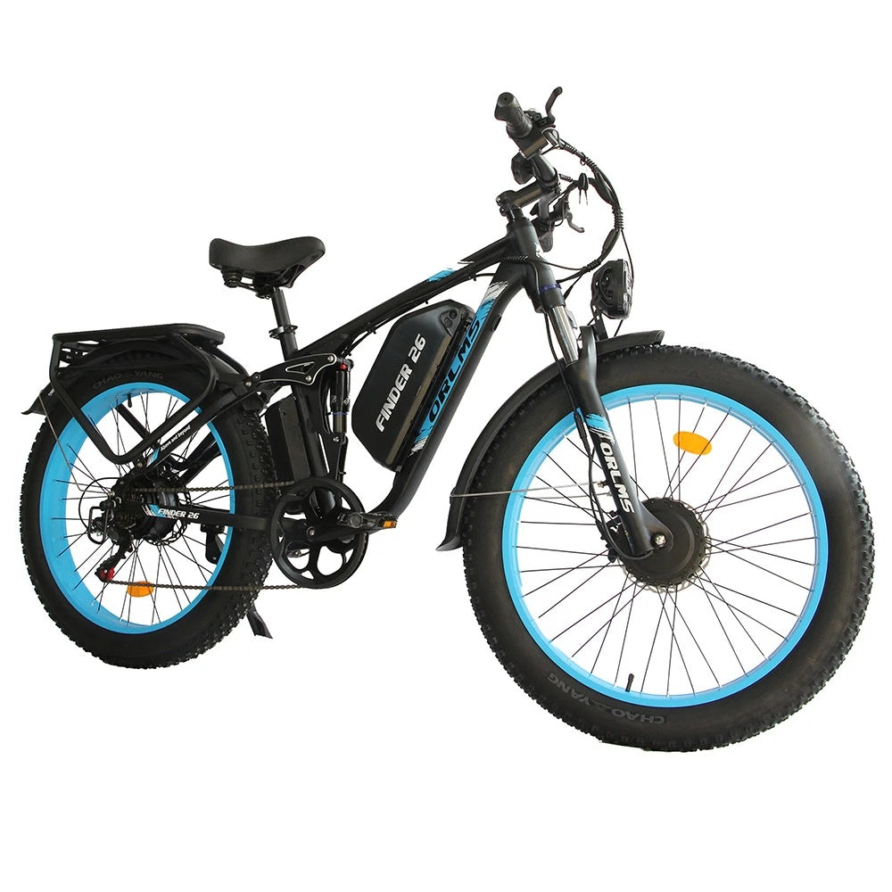 ORLMS V3 26" Elektro Mountainbike 2000W Doppelmotor 52V 25Ah Batterie