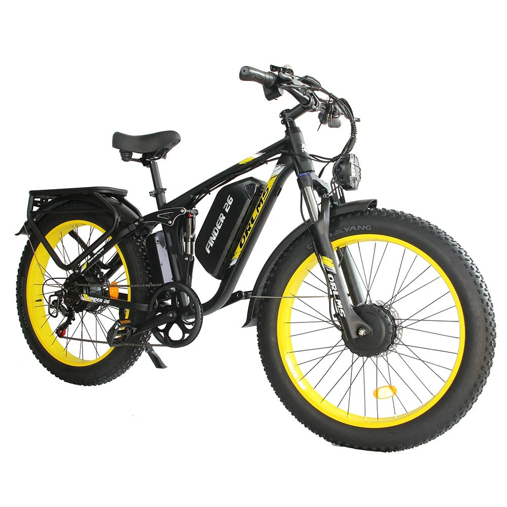 ORLMS V3 26" Elektro Mountainbike 2000W Doppelmotor 52V 25Ah Batterie