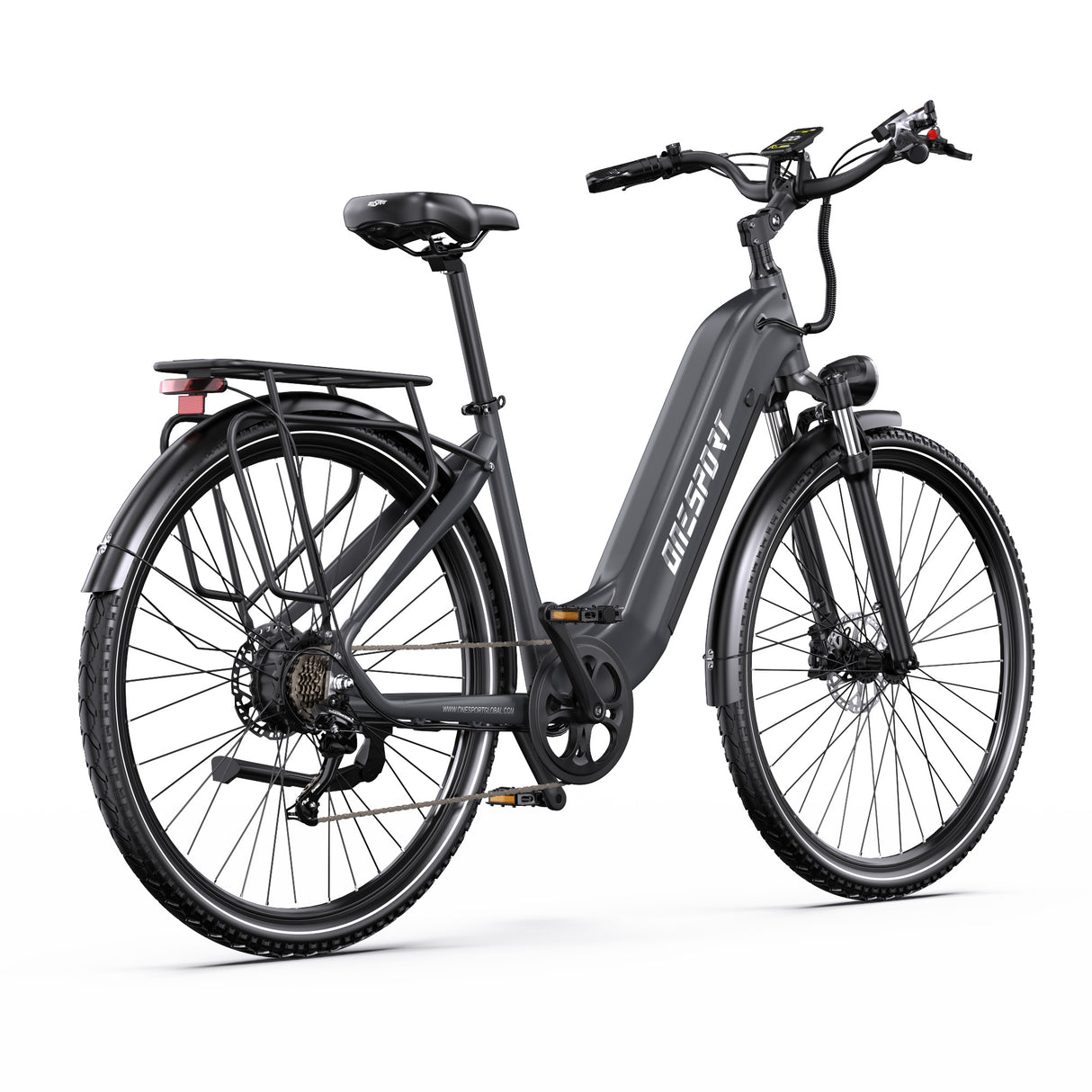 ONESPORT OT05 Pro 27.5" City-Elektrofahrrad 250W Motor 36V 22,5Ah Batterie App-Unterstützung
