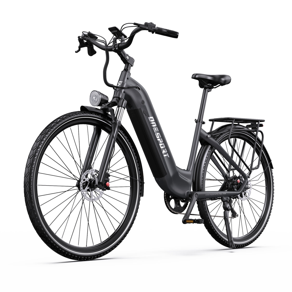 ONESPORT OT05 Pro 27.5" City-Elektrofahrrad 250W Motor 36V 22,5Ah Batterie App-Unterstützung