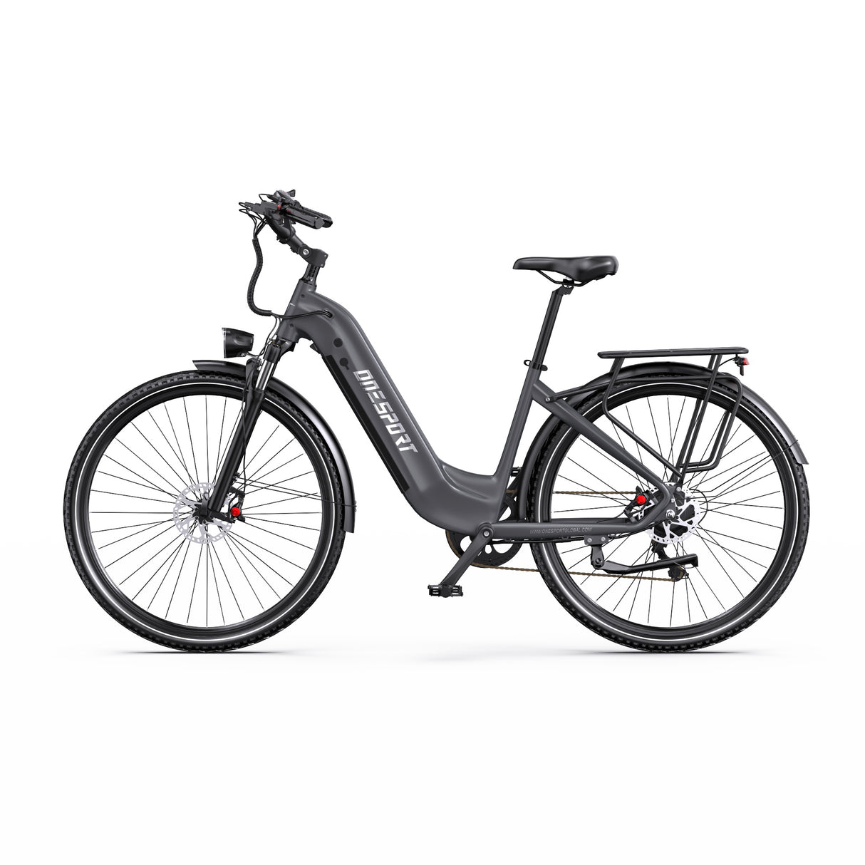 ONESPORT OT05 Pro 27.5" City-Elektrofahrrad 250W Motor 36V 22,5Ah Batterie App-Unterstützung