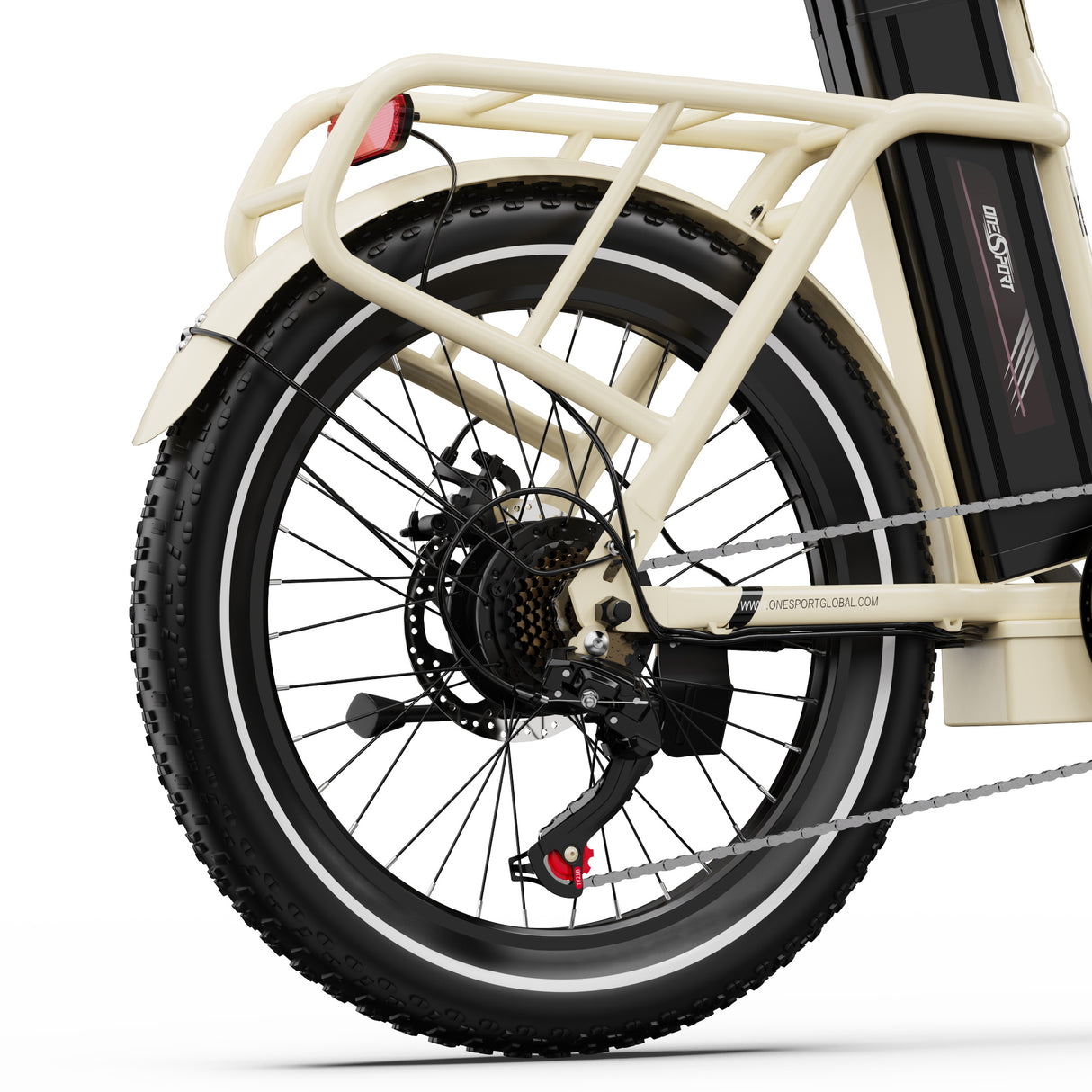 ONESPORT OT16-2 20" Elektrisches Pendler-Klapprad 250W Motor 48V 17Ah Batterie Unterstützung APP