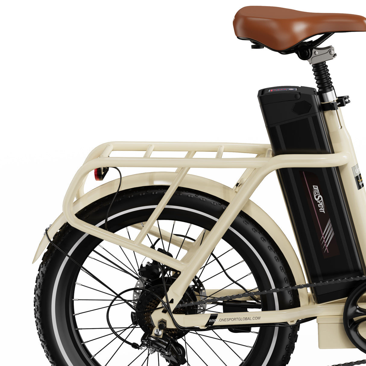 ONESPORT OT16-2 20" Elektrisches Pendler-Klapprad 250W Motor 48V 17Ah Batterie Unterstützung APP